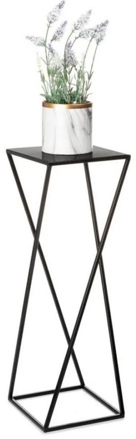 Suport pentru flori 70x24 cm, negru