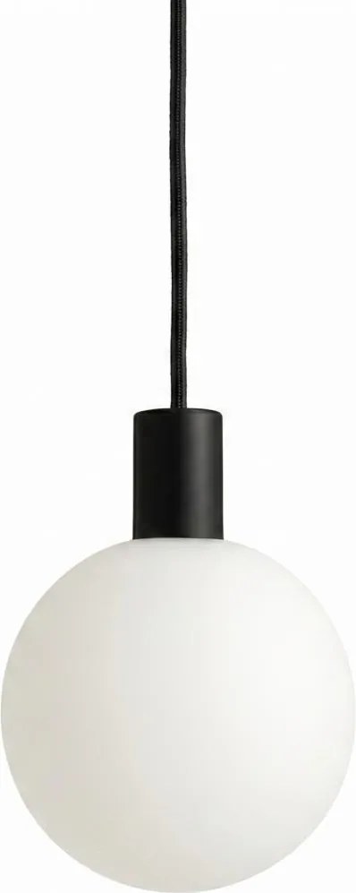 Argon 9005 - Lampă suspendată de exterior pe cablu ORE, 1xG9/6W/230V, neagră