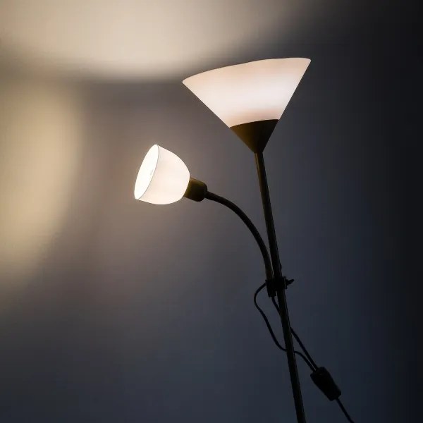 Brilagi - Lampadar ARIANA 1xE27/100W/230V + 1xE14/25W auriu