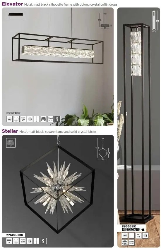 Lampa de podea LED design modern Elevator