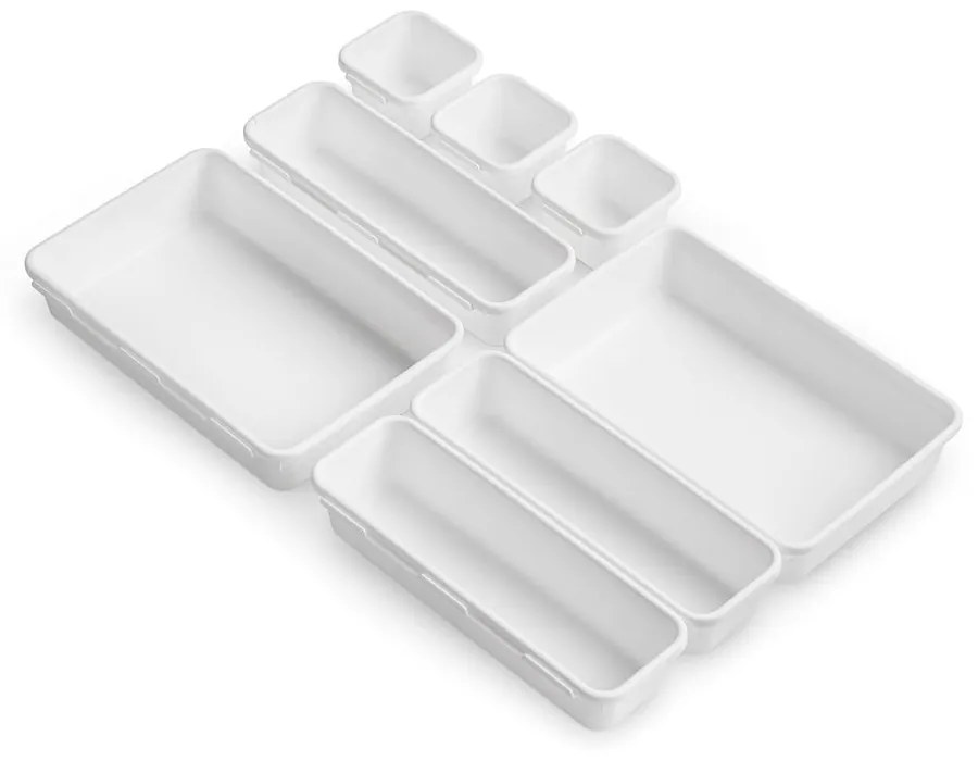 Organizatoare pentru sertare 8 buc. din plastic – Rayen