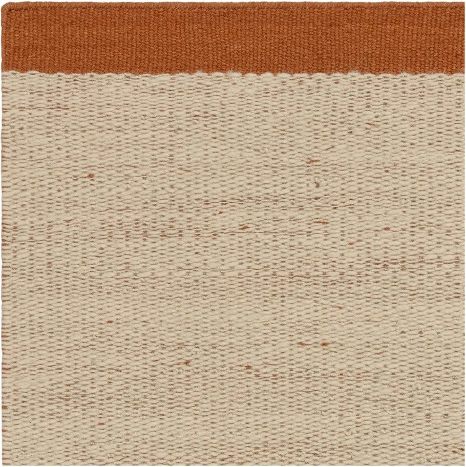 Covor crem-teracotă țesut manual din lână 120x170 cm Lima Rust – Asiatic Carpets