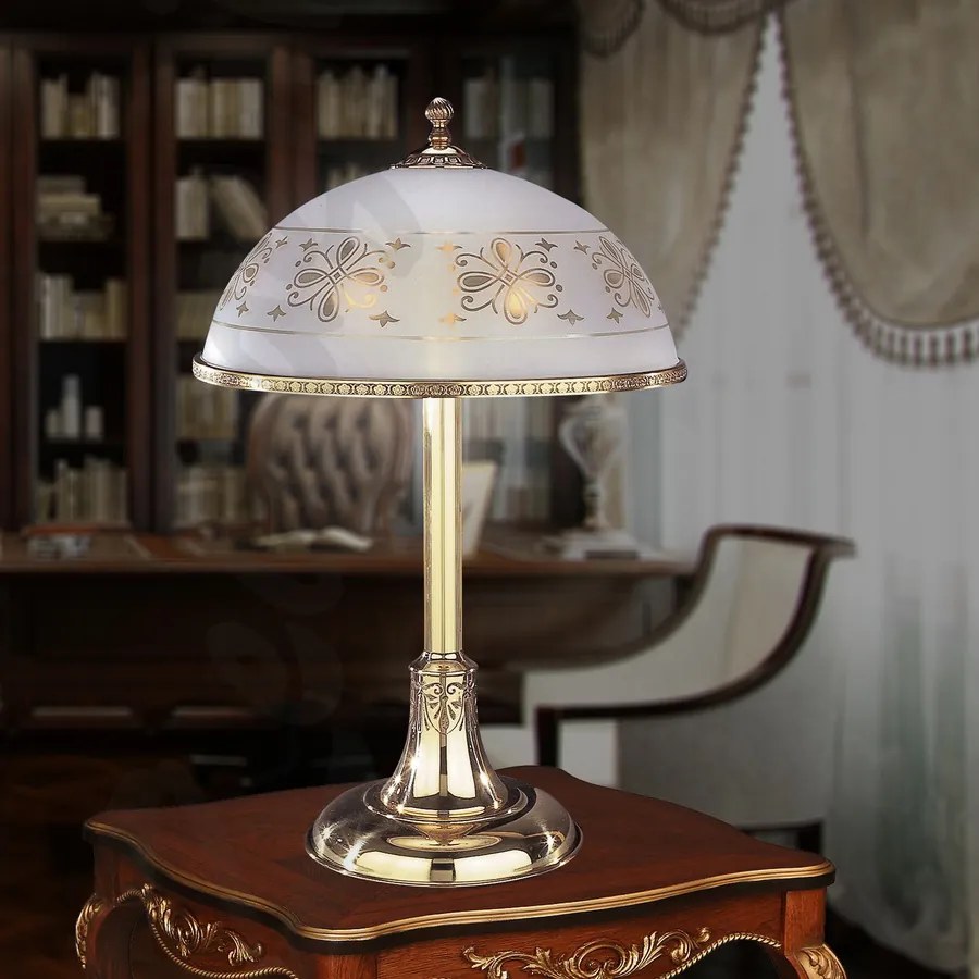 Veioza, Lampa de masa clasica design italian realizat manual 6102