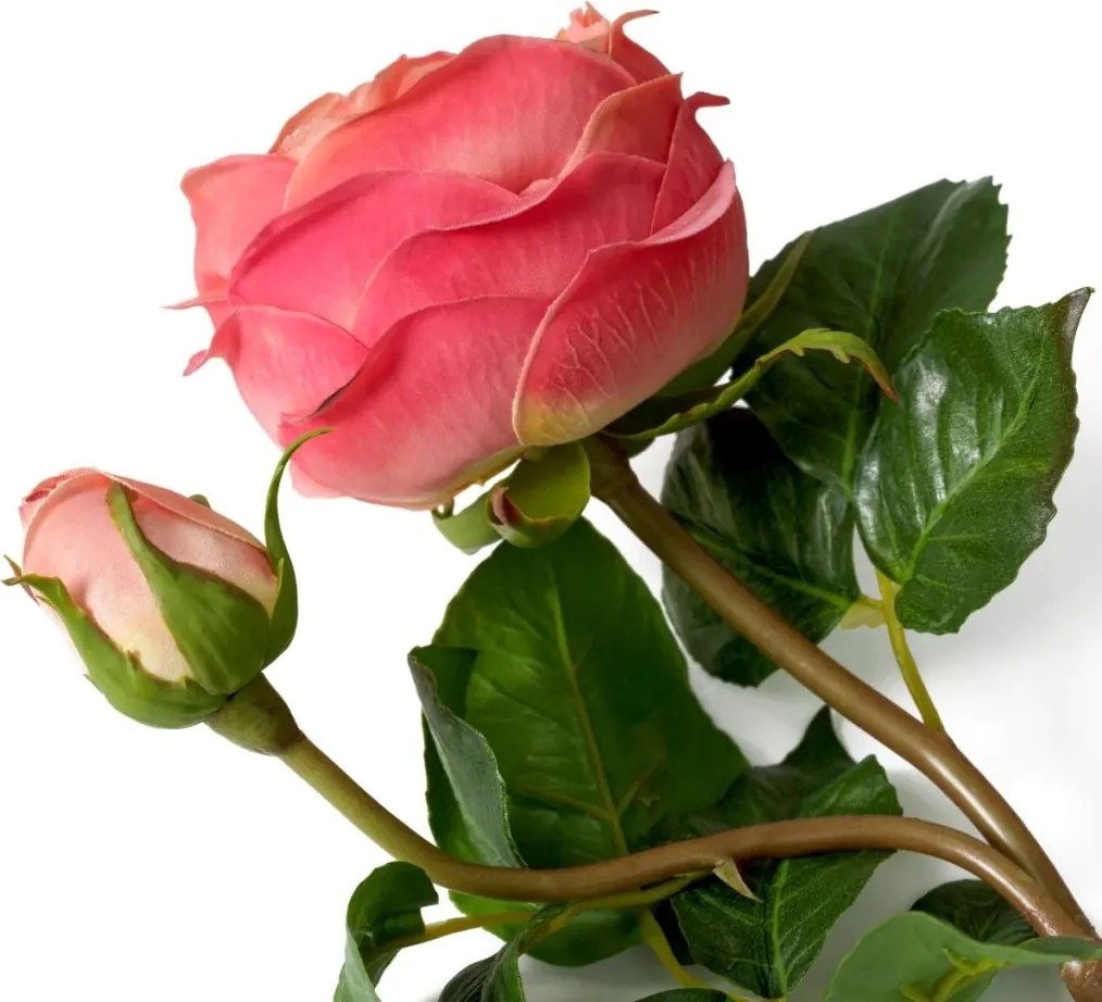 Buchet artificial LUX din 72 de trandafiri Peach, Roses