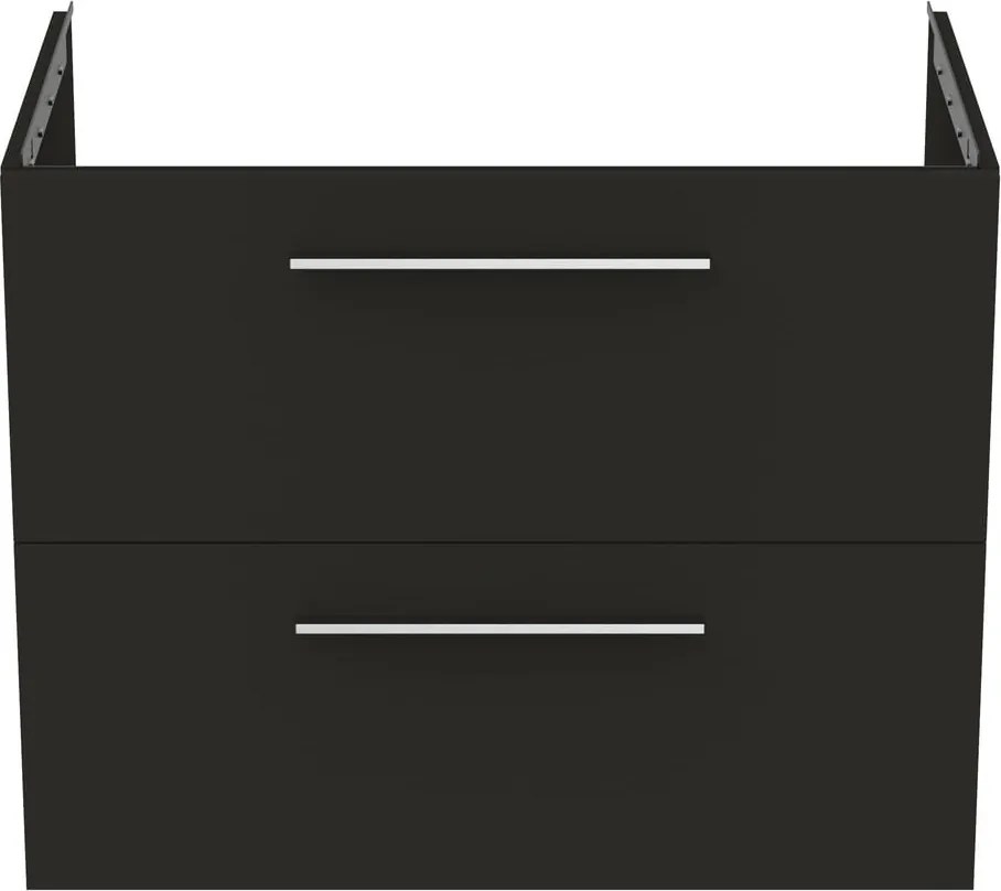 Dulap sub chiuvetă gri antracit suspendat 80x63 cm i.Life B – Ideal Standard