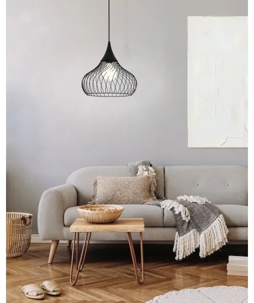 Eglo 43344 - Lustră pe cablu STAVERTON 1xE27/60W/230V