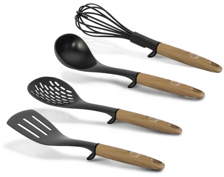 Set ustensile de bucatarie (4 piese) Ebony Maple Collection Berlinger Haus BH 6219