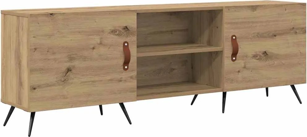 vidaXL Cabinet TV stejar artizanal 150 x 30 x 50 cm Lemn compozit