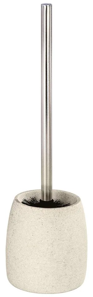 Recipient pentru perie GOA BEIGE + perie WC, WENKO, bej