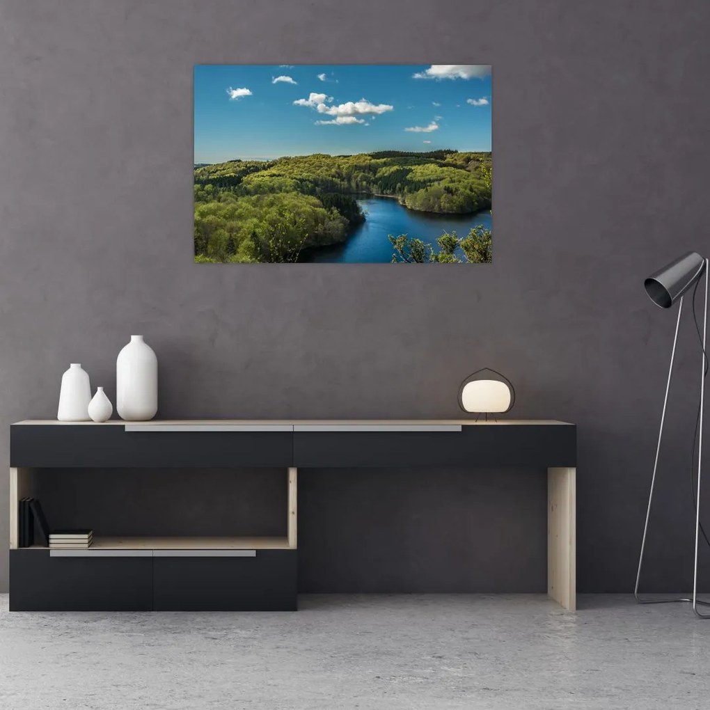 Tablou - Lac montan (90x60 cm)