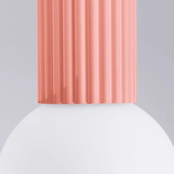 Plafonieră pentru baie Sollux SL.1753 HALO 1xG9/8W/230V IP44 roz