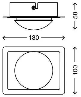 Briloner 2091-018 - LED Plafonieră baie SURF LED/4,5W/230V IP44