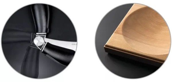 Tocător de bucătărie pentru tăietor dublu pentru ierburi 21,5x51,5 cm fag Cole&Mason