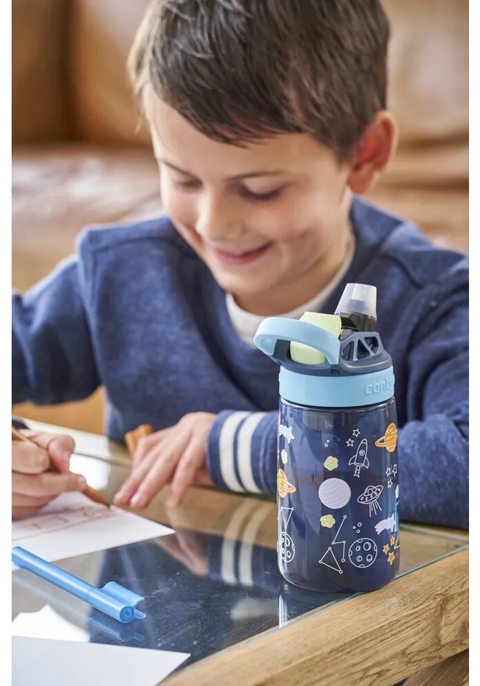 Sticlă pentru copii Contigo Easy Clean 420 ml Blueberry Cosmos