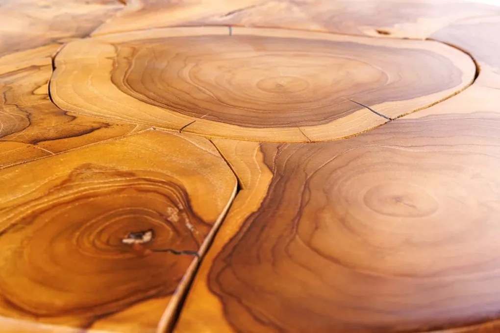 Masuta din lemn de tec MOSAIK 60cm