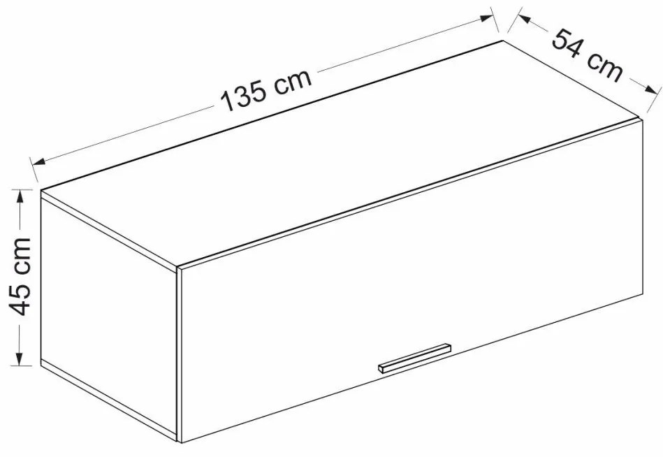 Dulap suspendat Bubose 6 (alb) . 1095739