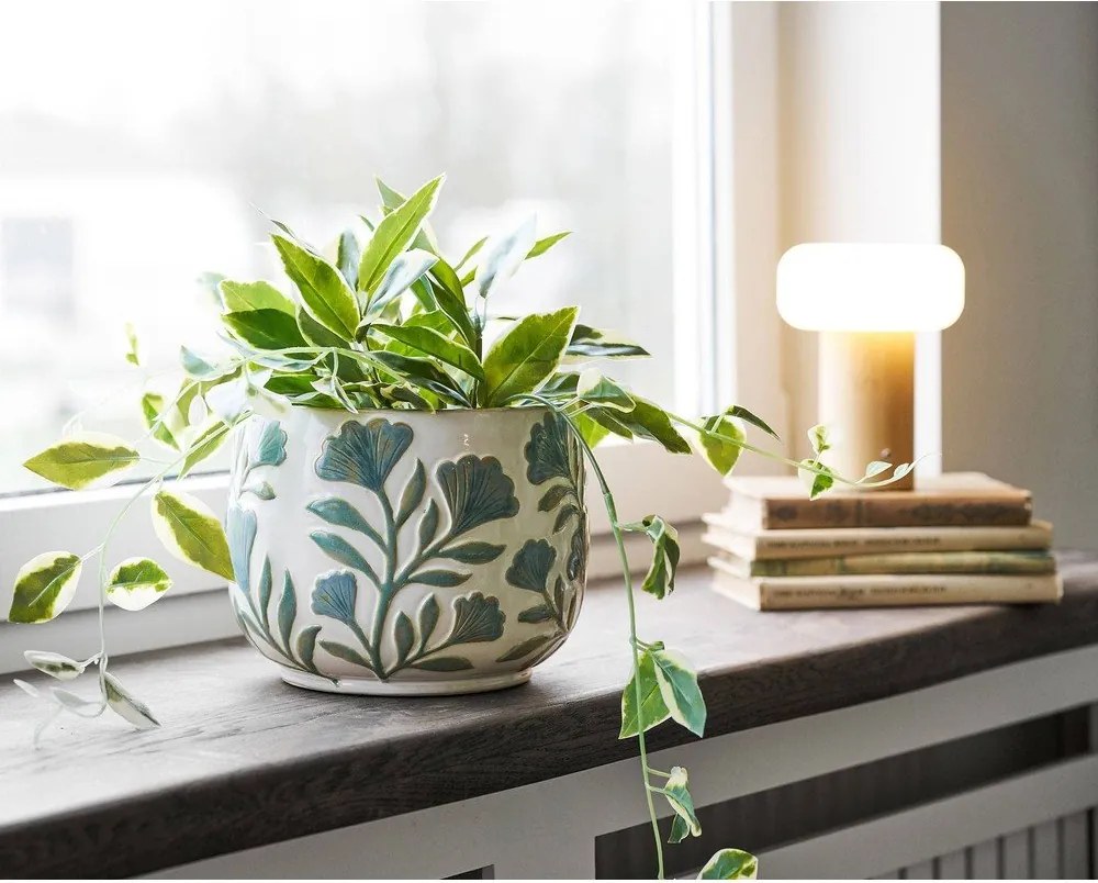 Ghiveci decorativ din ceramică pentru ierburi aromatice handmade ø 22,5 cm – House Nordic