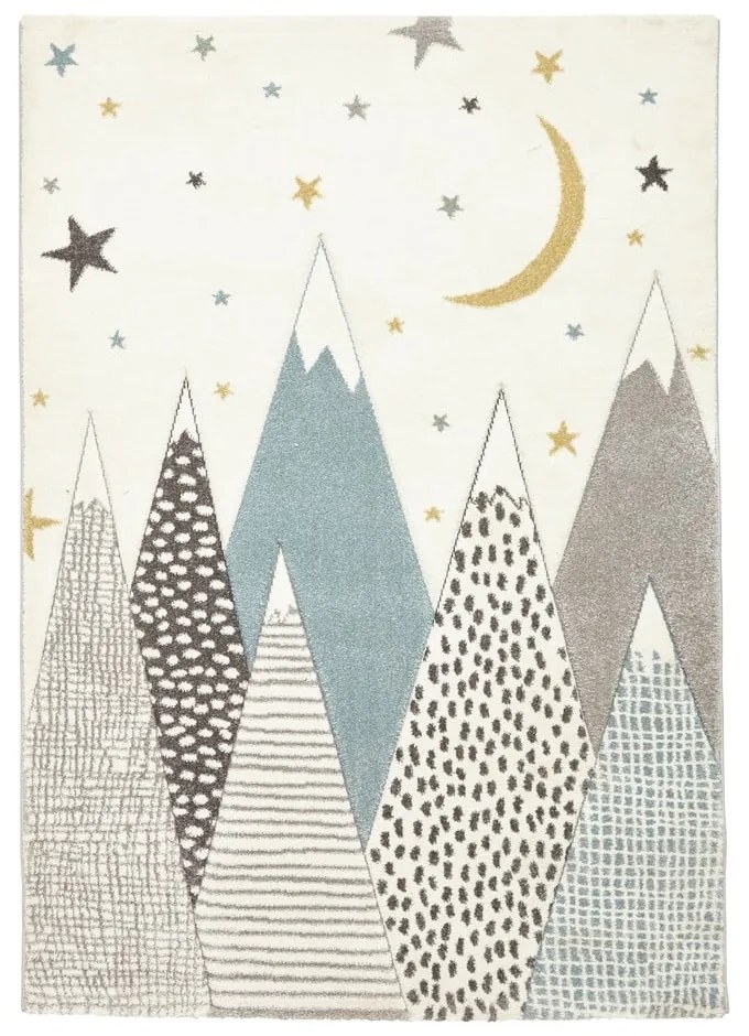 Covor Think Rugs Brooklyn Kids, 80 x 150 cm, gri