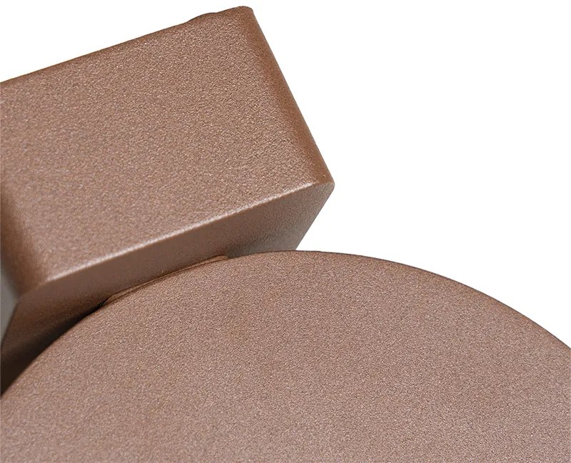 Lampă de perete modernă exterioară maro ruginiu cu LED inclus IP54 - Esmee