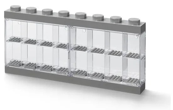Dulap de colecție gri pentru 16 minifigurine - LEGO®