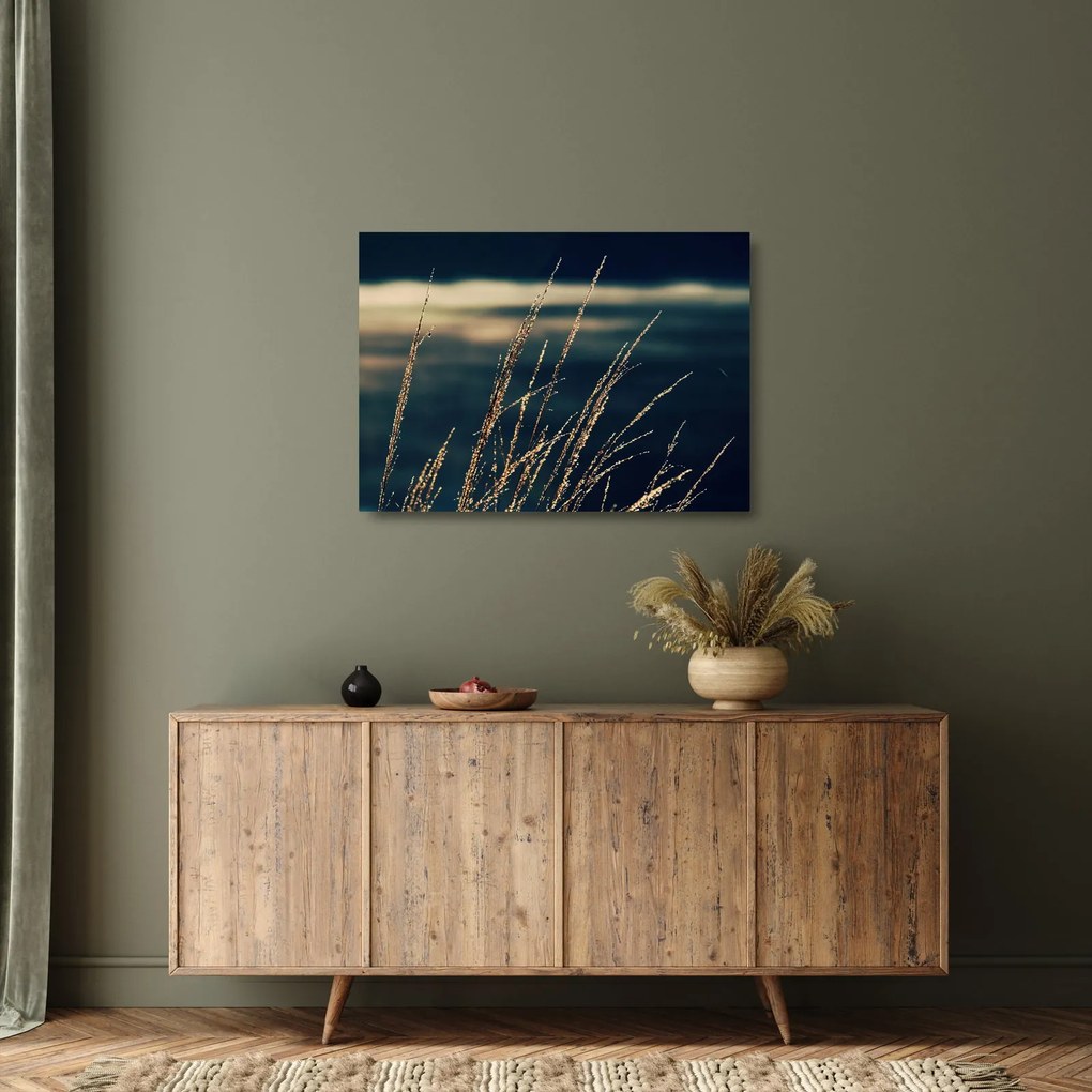 Tablou pe sticlă cu ierburi (70x50 cm)