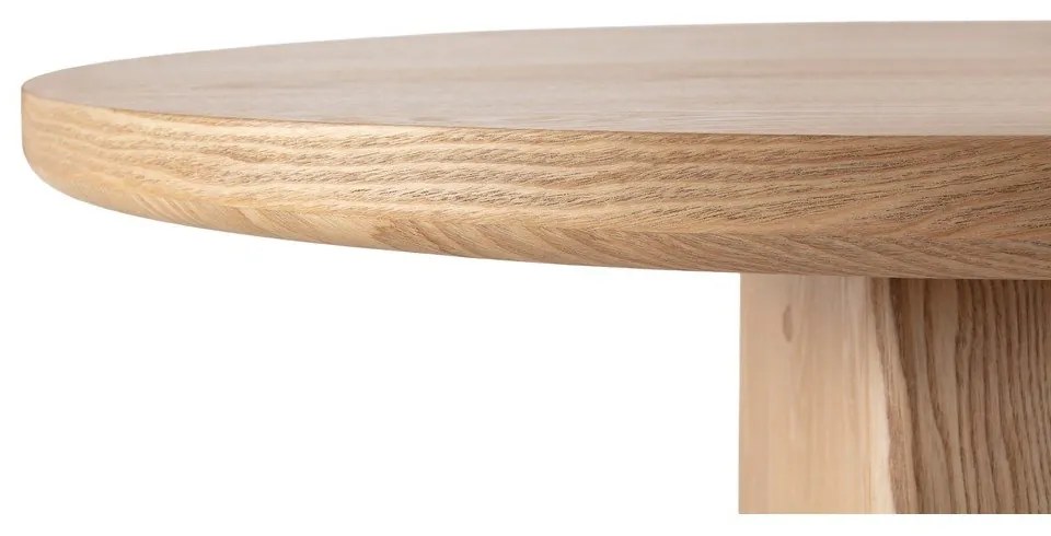 Masă de dining cu aspect de lemn de frasin 100x200 cm Blair – MOME