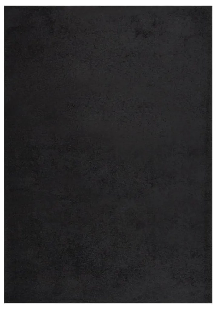 Covor Shaggy, fir lung, negru, 140x200 cm Negru, 140 x 200 cm