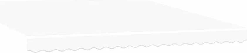 vidaXL Material de înlocuire pentru copertină Alb 4 × 3 m Poliester