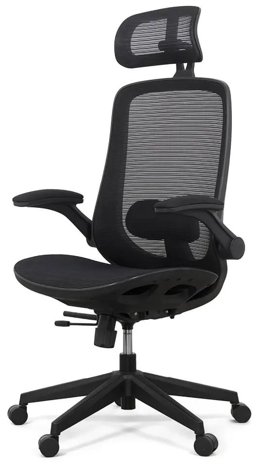 Scaun ergonomic SYYT 9509 negru, mesh complet și șezut reglabil