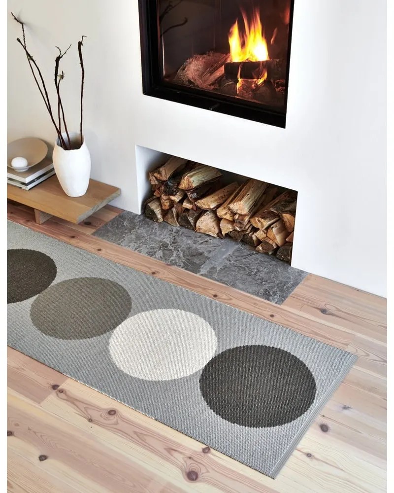 Covor pentru exterior și interior gri/crem 70x140 cm Otto Clay – Pappelina