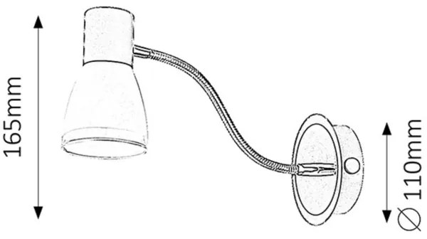 Rabalux 5975 - Lampă spot ATI E14/15W