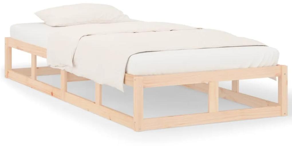 820781 vidaXL Cadru de pat, 90x200 cm, lemn masiv