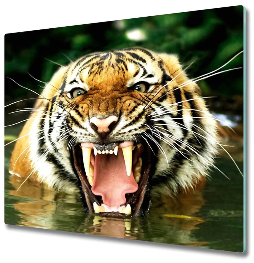 Tocator din sticla Roaring tigru