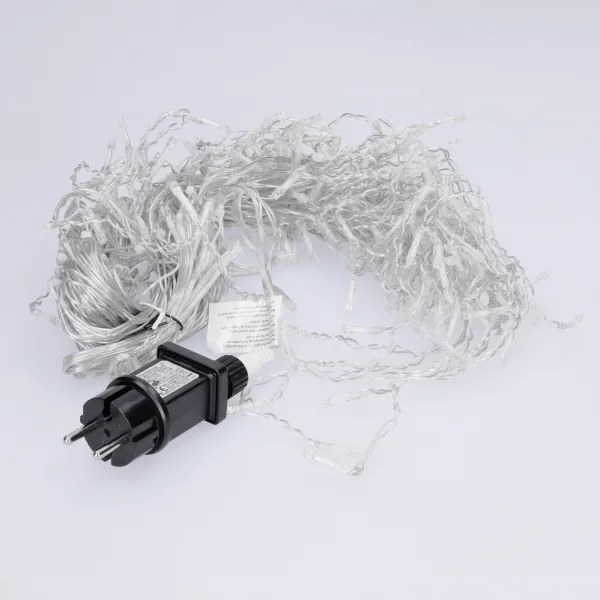 Brilagi - Ghirlandă luminoasă LED de exterior pentru Crăciun, 200 LED, 8 funcții, 13 m, IP44, alb rece