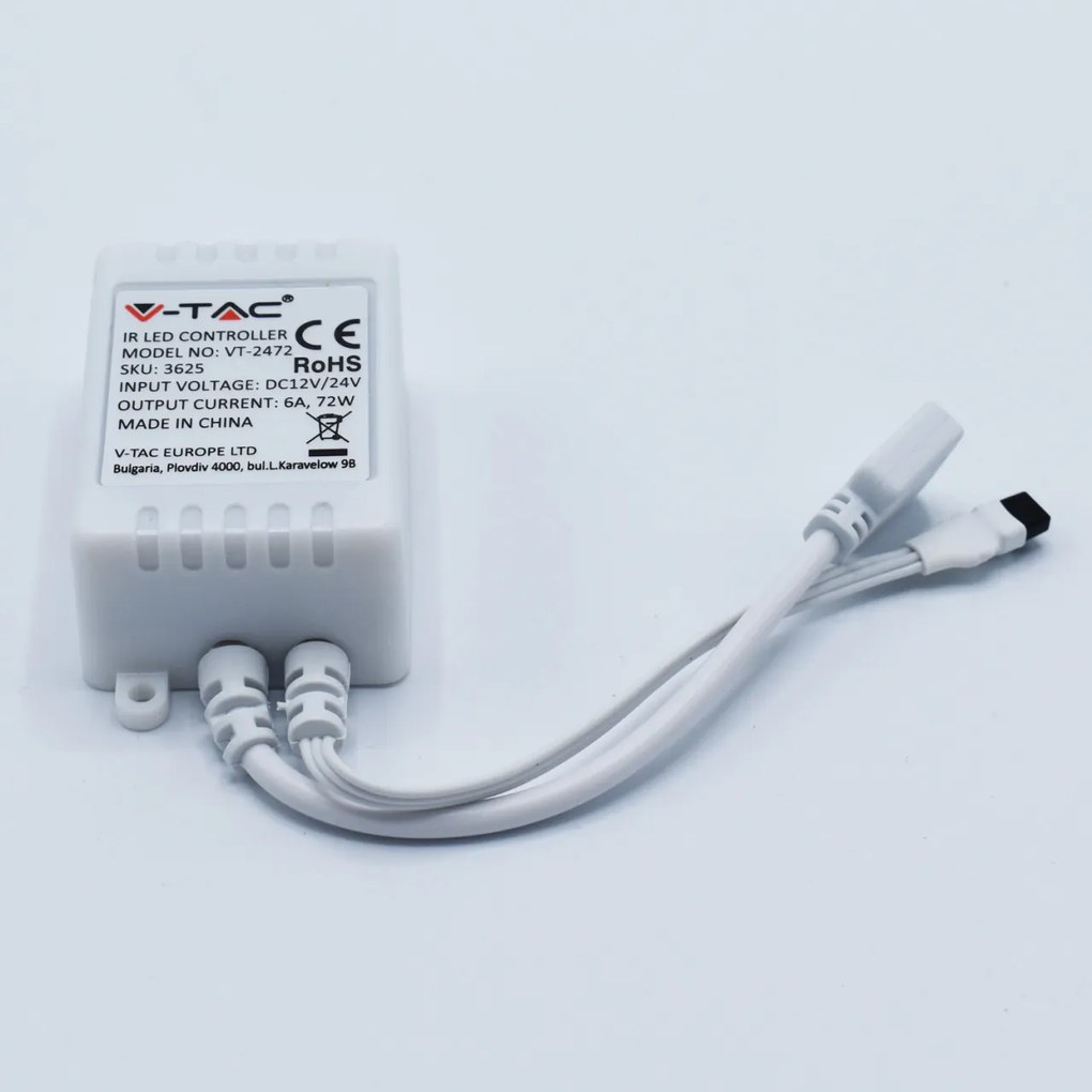Controller 24 taste banda led RGB 12/24V 6A V-TAC