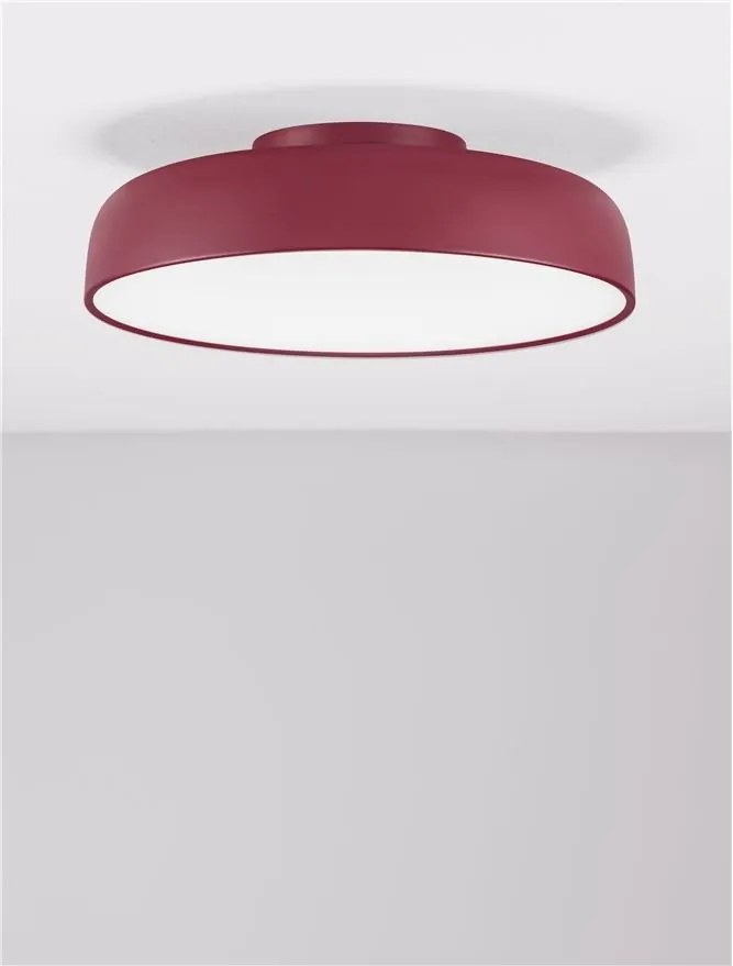 Plafoniera LED stil modern 3000K NOELIA bordeaux 50cm