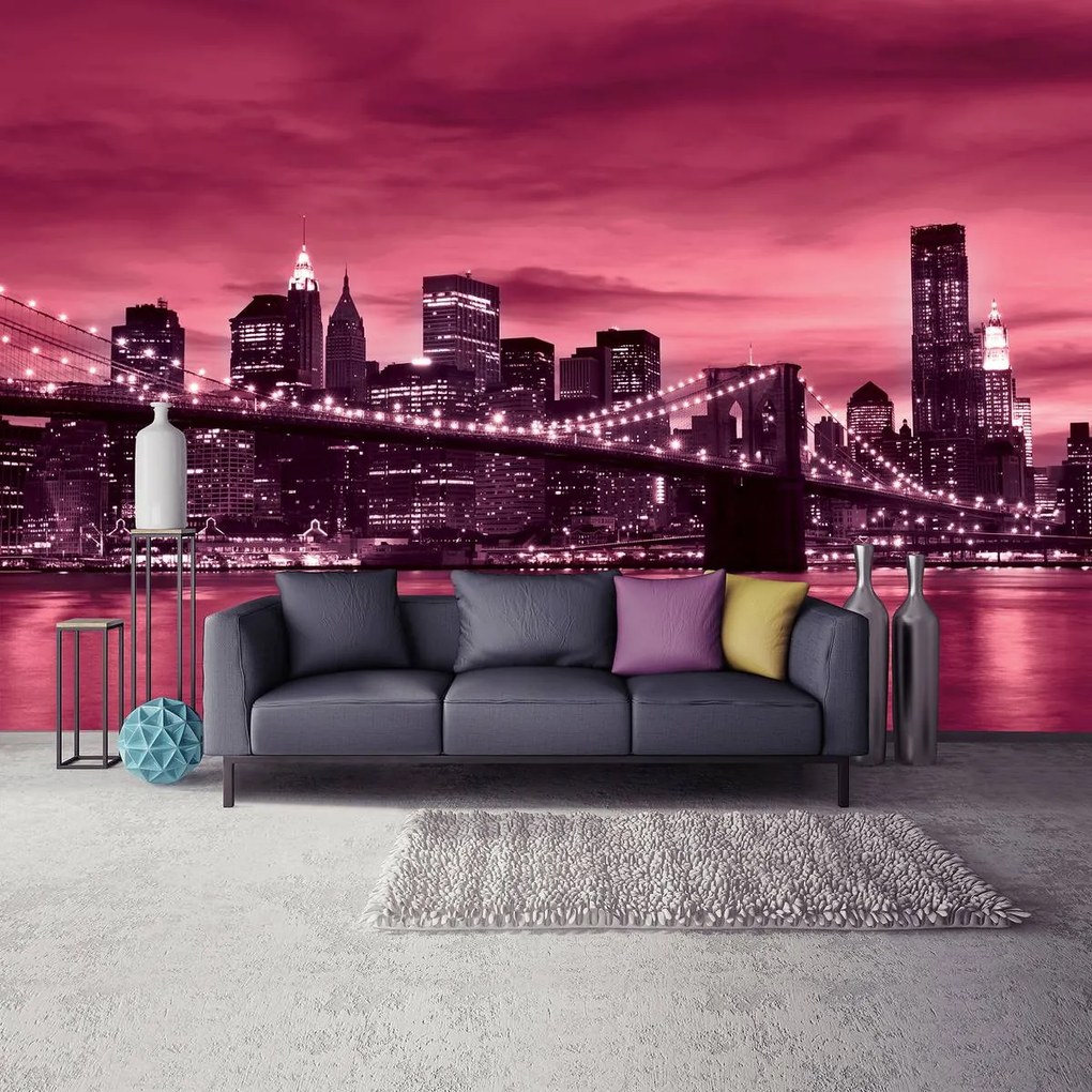 Fototapet - New York Brooklyn Bridge City (152,5x104 cm)
