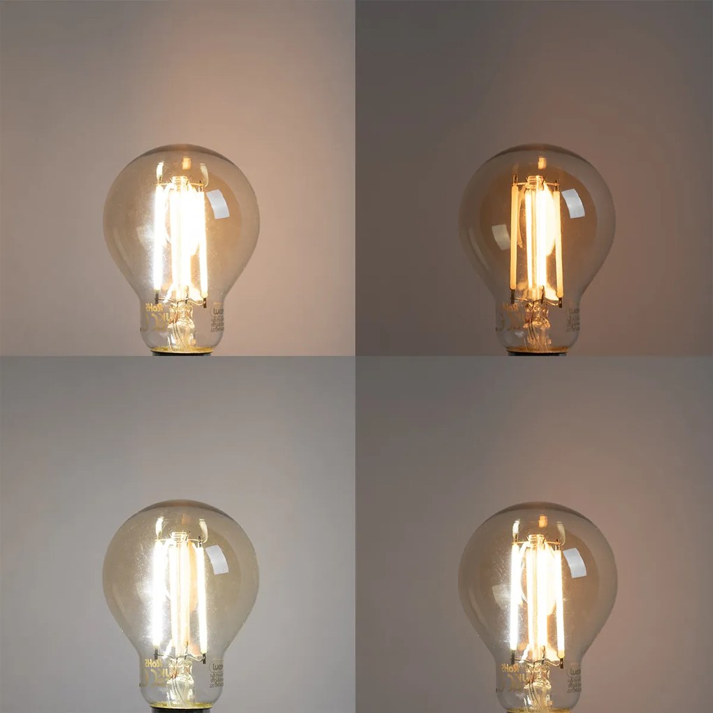 Set 5 becuri Lampă LED Smart E14 reglabilă în Kelvin P45 goldline 4,9W 470 lm 1800-4000K