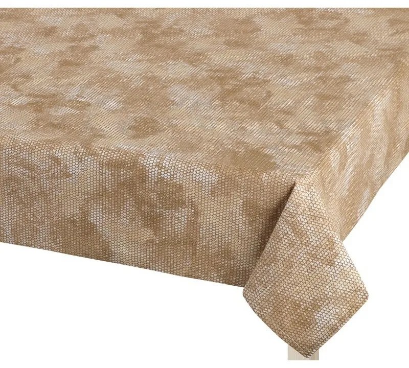 Bellatex față de masă Adéla Snakeskin maro , 100 x100 cm