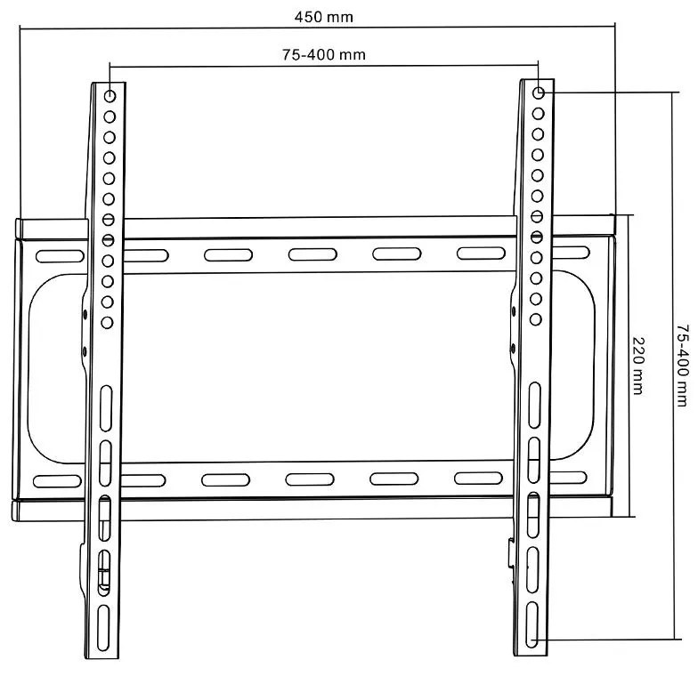 Suport Universal LED TV 26-55 inch, Rebel