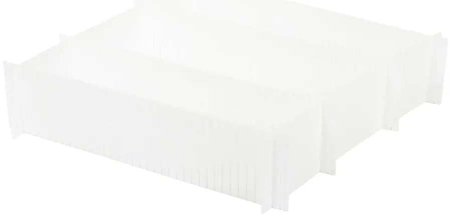 Set 6 separatoare pentru sertar Compactor Drawer Dividers, alb