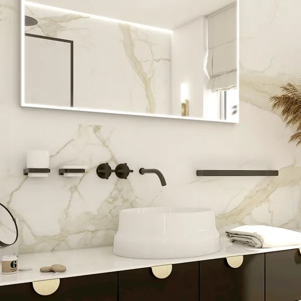 Dozator de săpun, suport de periuțe și cârlig de perete NIMCO MAC set-31K-T-90 MAYA