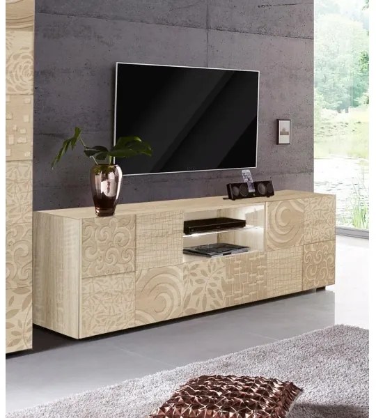 Comodă TV ARIA, stejar Sonoma