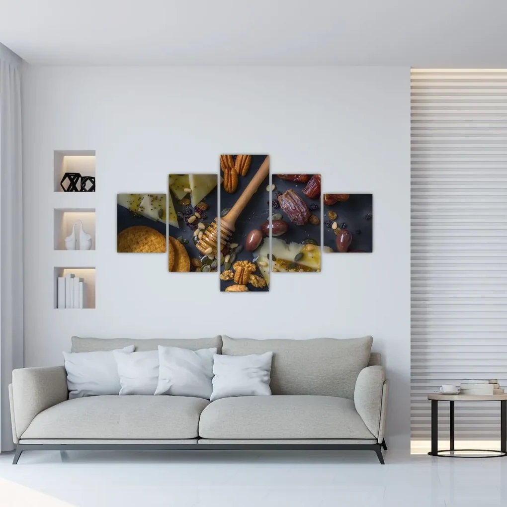 Tablou cu cu fructe uscate (125x70 cm), în 40 de alte dimensiuni noi