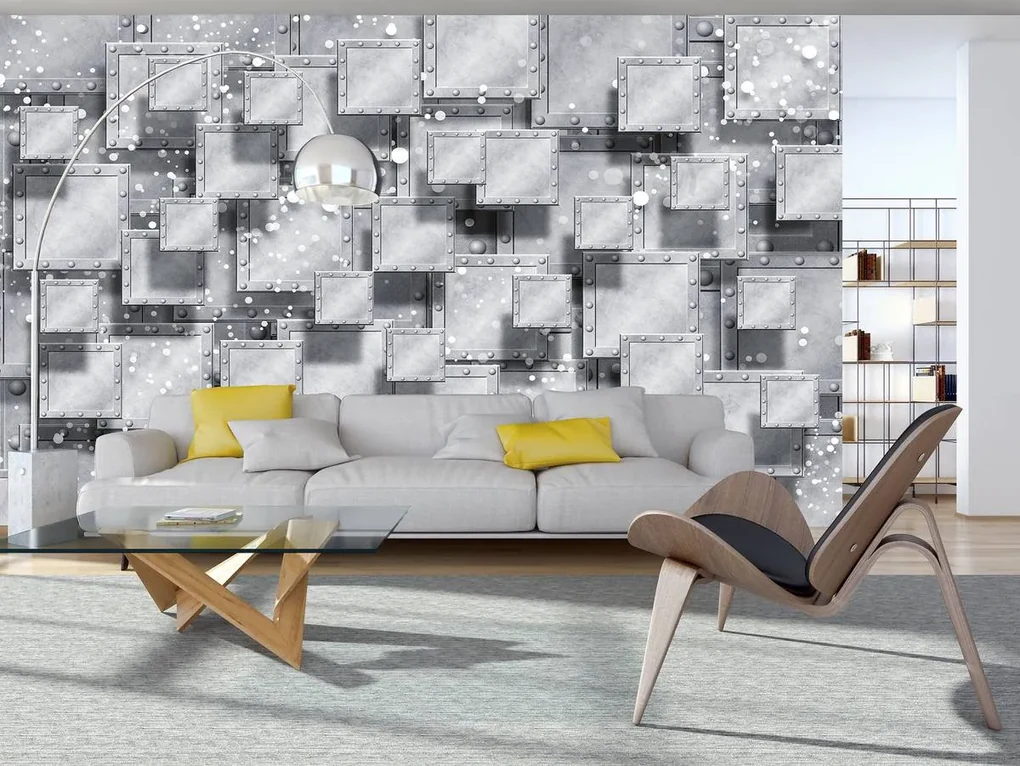 Fototapet - Abstracție gri (152,5x104 cm), în 8 de alte dimensiuni noi