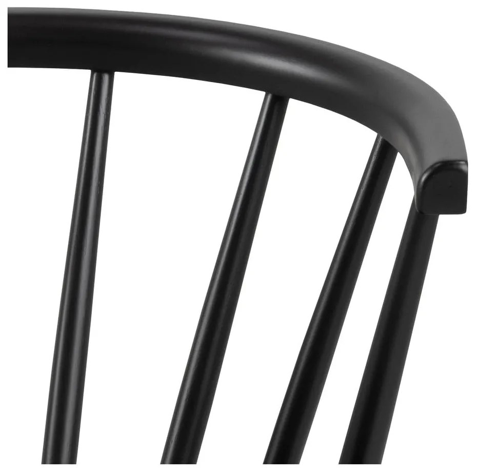 Scaun de dining negru Ida – Actona