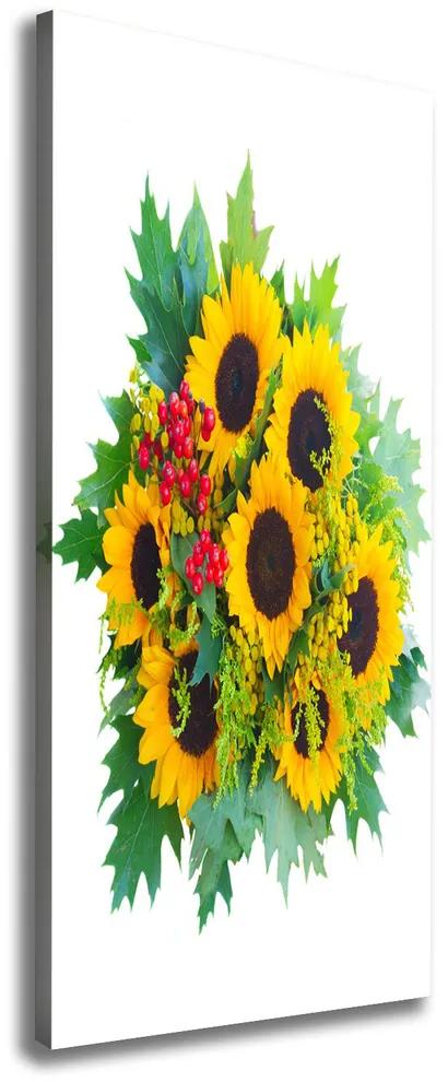 Tablou pe pânză canvas Buchet de floarea-soarelui