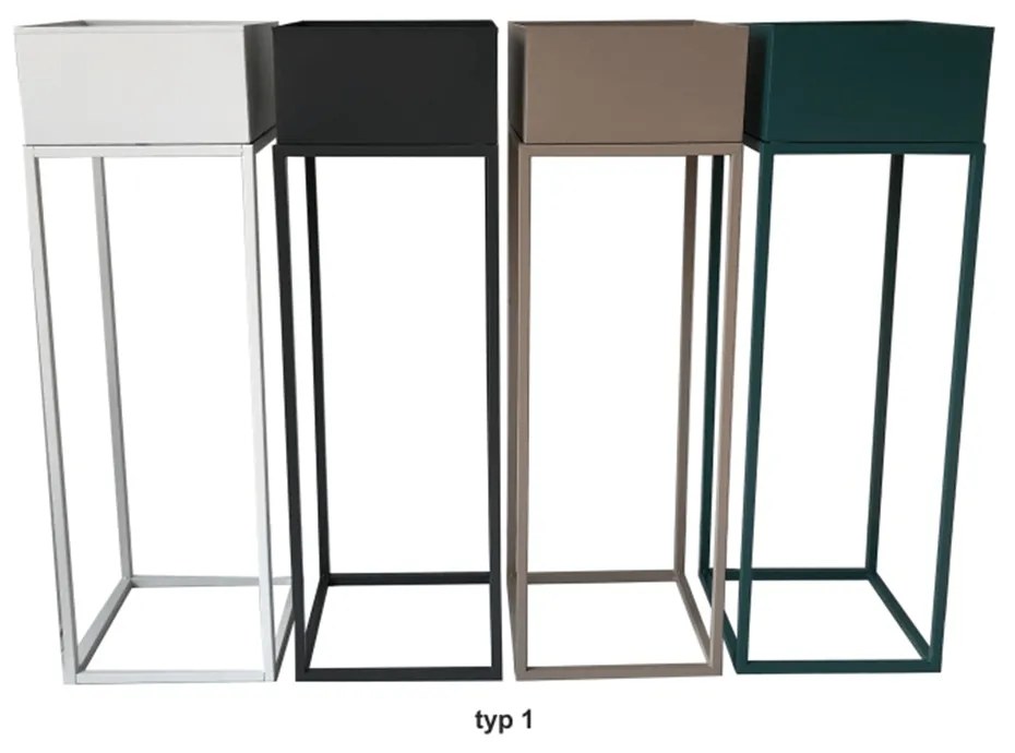 Ghiveci pentru flori din metal multifunctional Culoare Maro, INDIZE TYP 1