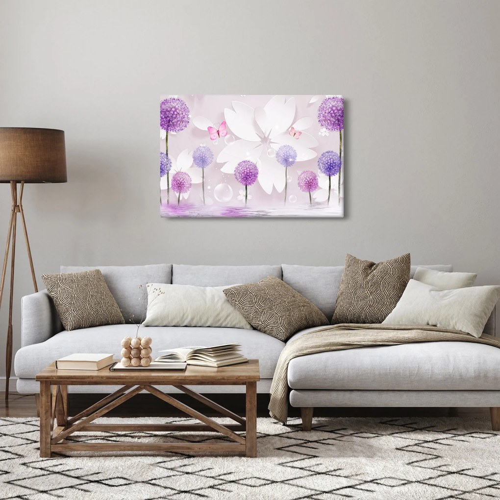 Tablou - Pe râul florilor (90x60 cm)