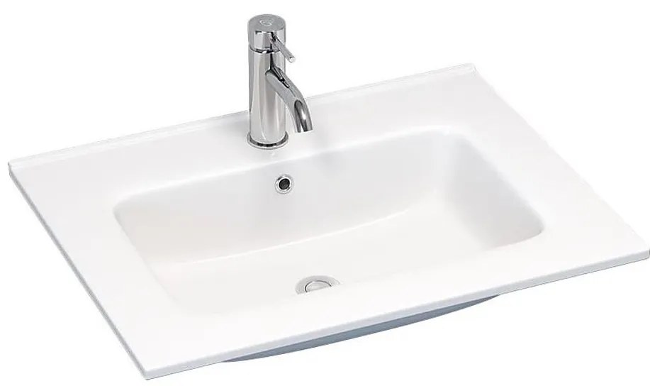 BATH DELUXE 06-060-27-11-00 - Lavoar încastrat LILLESNAD, 61x46 cm, ceramică, alb